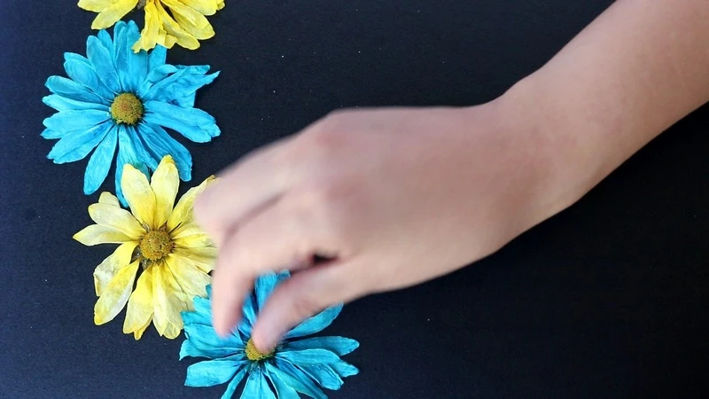 Beautiful Shadow Box with Flower Drying Art